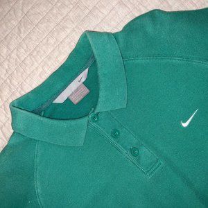 Men's Nike Green Polo